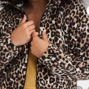 CHEETAH FUZZY OUTERWEAR